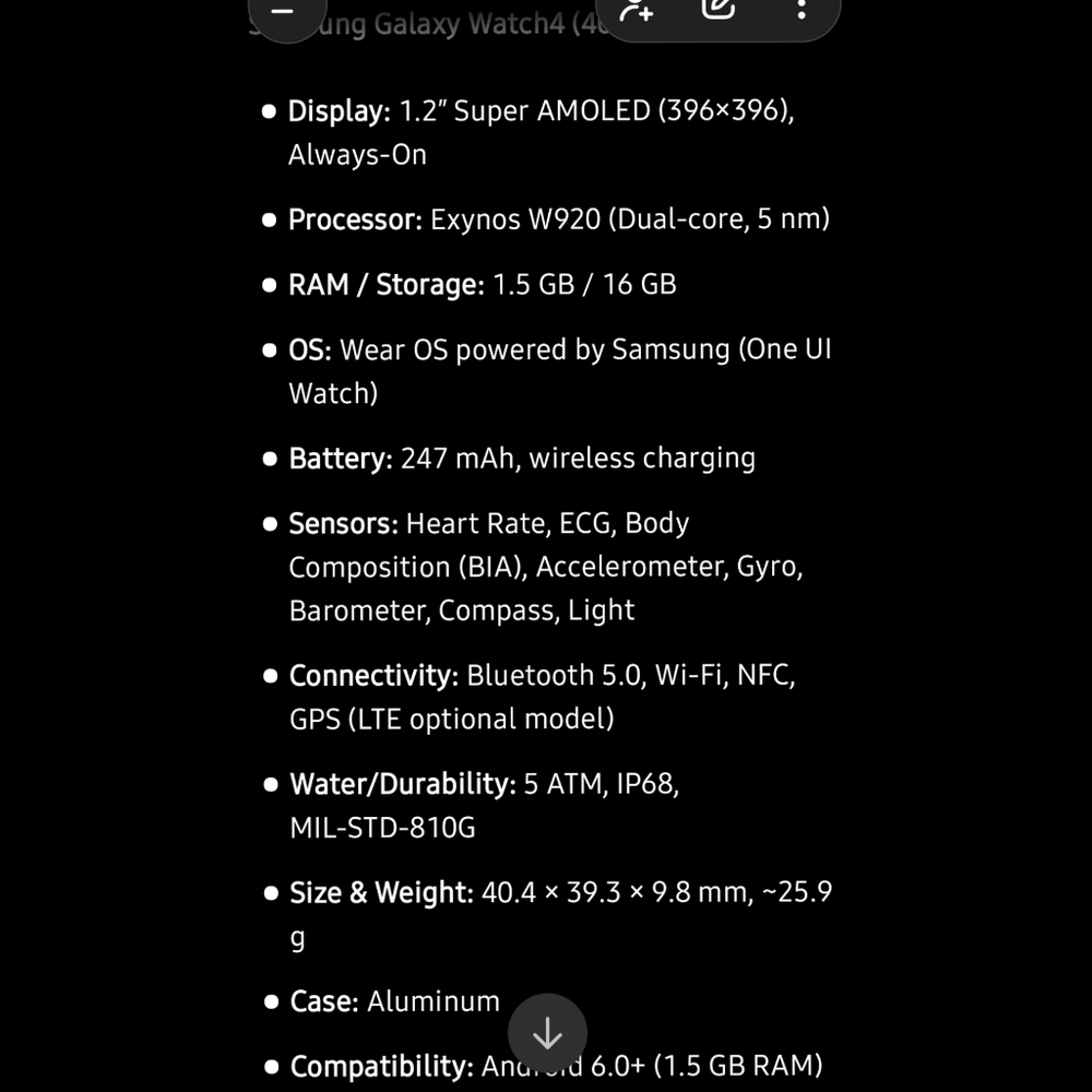 Samsung Galaxy watch 4 - Picture 4 of 10
